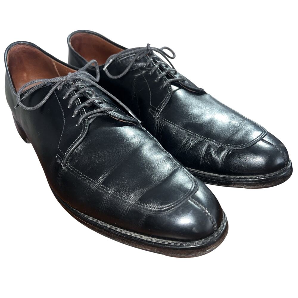 Allen Edmonds Men’s Sz 11.5B Delray Black Split Toe Dress Shoes